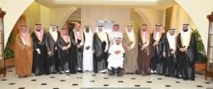 أعضاء المجلس في لقاء مع الأمير سعود بن نايف