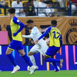 رونالدو يحتفل بجائزة أفضل لاعب بدوري روشن عن شهر فبراير