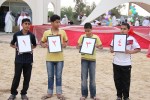 طلاب الحلقات يبدؤون حملة تنظيف شاطئ ابحر