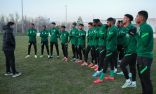 الأخضر الشاب يفتتح تدريباته في طشقند استعداداً لانطلاق كأس آسيا