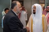 وزير الأوقاف بالجمهورية العربية السورية يغادر المملكة