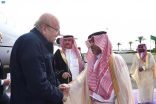 رئيس الوزراء اللبناني يصل المدينة المنورة لزيارة المسجد النبوي