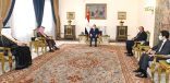 الرئيس المصري يستقبل وزير الخارجية الأمير فيصل بن فرحان