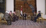 الرئيس المصري يستقبل سمو وزير الدفاع