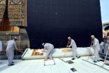 إدارة النظافة والفرش برئاسة الحرمين تُسخر طاقاتها لخدمة المسجد الحرام