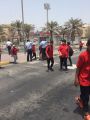 #البحرين : بالصور طلبة معسكر اكاديمية الشرطة يزورون “بصمةخير” ويوزعون الماء على عابري الطريق