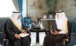 الأمير خالد الفيصل يستقبل مدير عام فرع وزارة الإعلام بمكة المكرمة المعين حديثاً