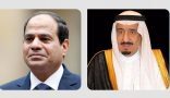 خادم الحرمين الشريفين يتلقى اتصالاً هاتفياً من الرئيس المصري هنأه بحلول شهر رمضان المبارك