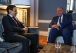 وزير الخارجية يلتقي نظيريْه المصري والجزائري