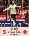 «هاتريك» صلاح يقود ليفربول لفوز تاريخي على مانشستر يونايتد