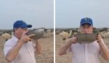 بالفيديو: السفير الفرنسي في السعودية يتناول حليب النوق بـ الرياض .. شاهد: ردة فعله!