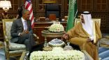 خادم الحرمين يلتقي  الرئيس أوباما في الرياض