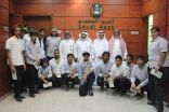 طلاب كلية التقنية بالاحساء يتدربون ميدانيا في البريد السعودي