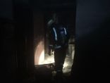 اختناق امرأة وطفل بحريق شقة في جازان