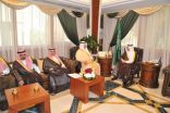 سمو الأمير سعود بن نايف يستقبل سمو الأمير بندر بن سعود الرئيس العام للهيئة السعودية للحياة الفطرية .