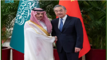 وزير الخارجية يبحث سبل تعزيز العلاقات مع نظيره الصيني