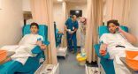اختتام حملة التبرع بالدم الاولى بنادي النجوم بالاحساء
