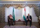 وزير الخارجية ونظيره الطاجيكستاني يعقدان جلسة مباحثات رسمية