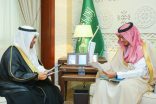 نائب أمير الشرقية يستقبل رئيس جامعة الملك فيصل