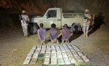 القبض على (3) مخالفين إثيوبيين لتهريبهم (42) كيلو من الحشيش المخدر في جازان