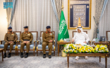 نائب أمير مكة يستقبل مدير عام الدفاع المدني المكلف وقائد قوات أمن المنشآت