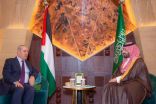 ولي العهد يستقبل نائب رئيس دولة فلسطين