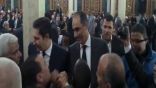 علاء و جمال مبارك يظهران في عزاء والدة مصطفى بكري