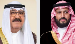ولي العهد يتلقى اتصالاً هاتفياً من أمير دولة الكويت