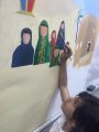 ” لوحة جماعية مميزة ” لطالبات نحو المعالي بالعيون بمناسبة حلول شهر رمضان