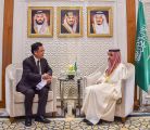 وزير الخارجية يستقبل سفير الصين لدى المملكة