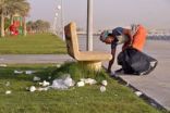 بلدية القطيف تقوم بحملة لتنظيف شواطئ المحافظة