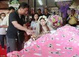 تايلندية تزوّجت من خطيبها الميت