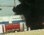 إخماد حريق ضخم في معرض العيسى للسيارات شمال الرياض