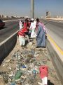 طلاب#جامعة_الإمام_عبد الرحمن  بالدمام يرفعون 50 كيلو من النفايات عن جامعتهم