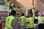 #العيون_الخيرية  :  توزيع 600 سلة رمضانية بمشاركة أكثر من 50  متطوع