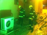 الدفاع المدني يباشر حريق تسبب به إلتماس كهربائي في مستشفى المخواة بالباحة