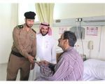 مدير مرور المجمعة  يزور مستشفى المحافظة بمناسبة اسبوع المرور