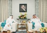 الملك يبحث القضايا الإقليمية والدولية مع ولي عهد أبو ظبي