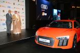 آوديR8 تفوز بجائزة “أفضل سيارة سوبر رياضية فاخرة”على مستوى المملكة العربية السعودية والشرق الأوسط