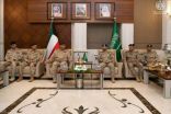 الرويلي يستقبل رئيس الأركان العامة للجيش الكويتي