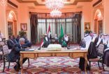 خادم الحرمين الشريفين ورئيس جمهورية السودان يعقدان جلسة مباحثات ويحضران توقيع أربع اتفاقيات