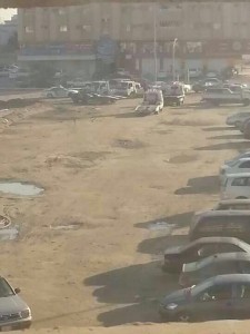مرور القطيف يسحب سيارات عرضت للبيع
