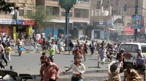 تعز تقصف من قبل الحوثيين